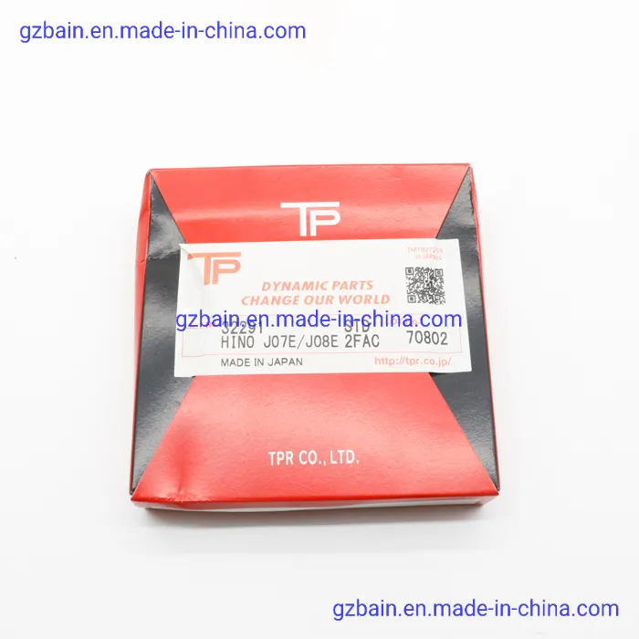 Original Piston Ring Set for Excavator J05e/J08e (Part number: 32291)