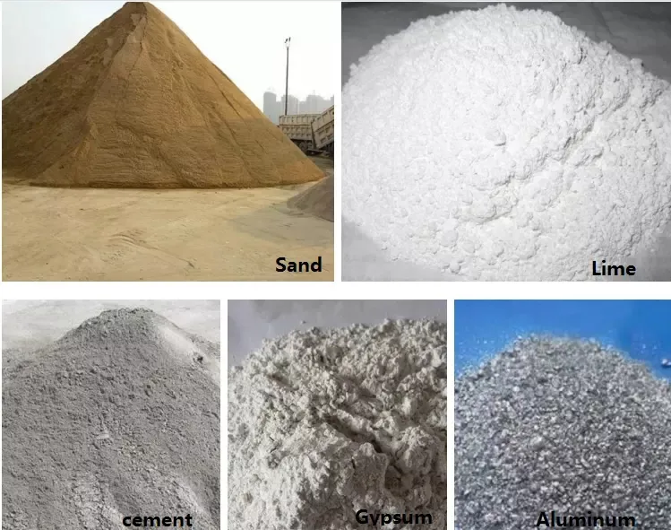 Professional Construction Building Foamed AAC Block Clc Cellular Light Weight Concrete Blocks Making Machine