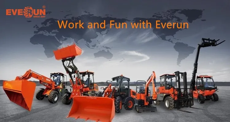 Qingdao Everun New Ere08 Crawler Mini Excavator Machine From China Factory