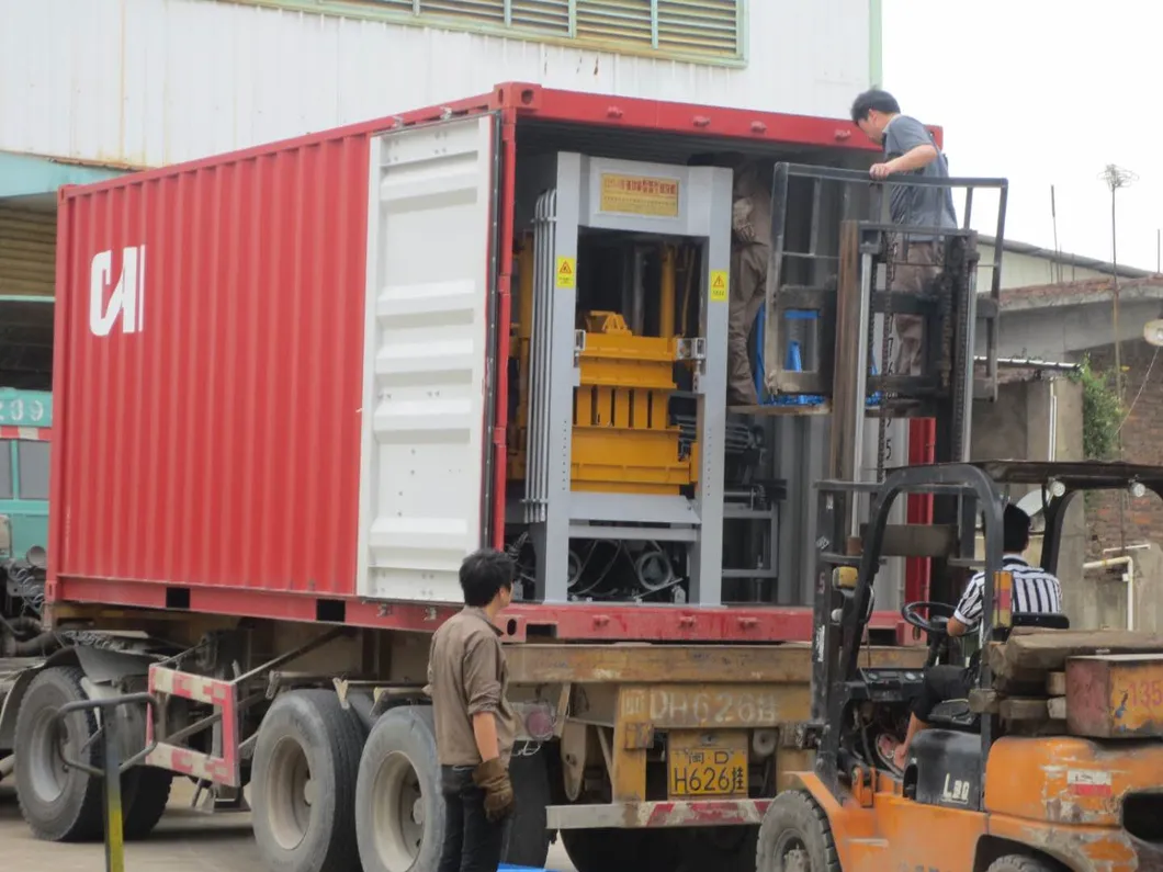 Qmj4-40 Building Construction Movable Brick Block Pressing Machine