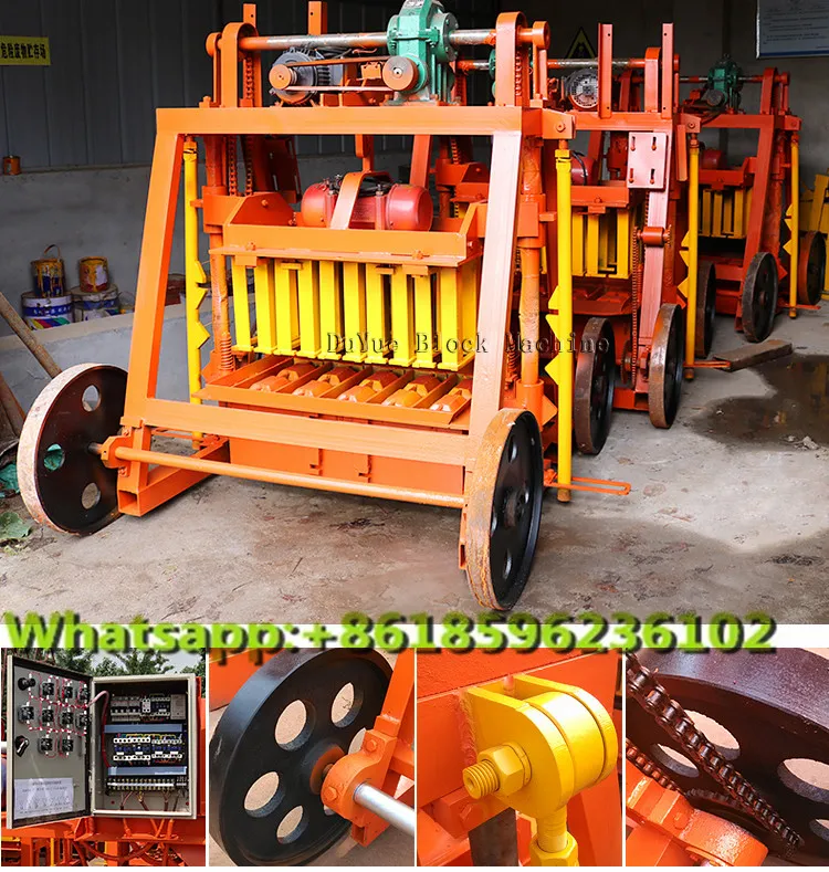 Qmy4-45 Henry Mobile Block Making Machine Laying Block Making Machine