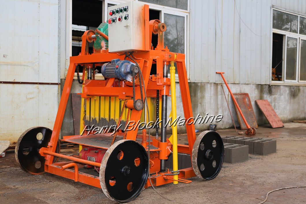 Qmy4-45 Lego Mobile Concrete Hollow Block Making Machine