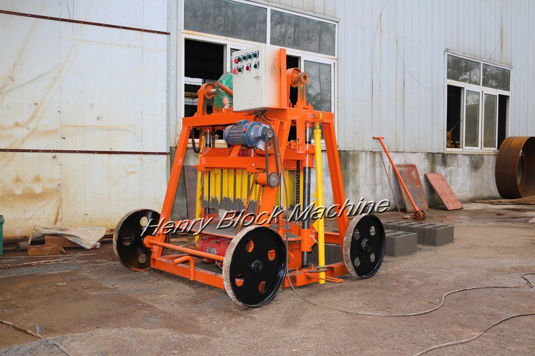 Qmy4-45 Lego Mobile Concrete Hollow Block Making Machine