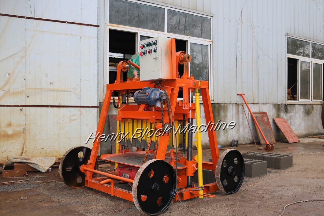 Qmy4-45 Lego Mobile Concrete Hollow Block Making Machine