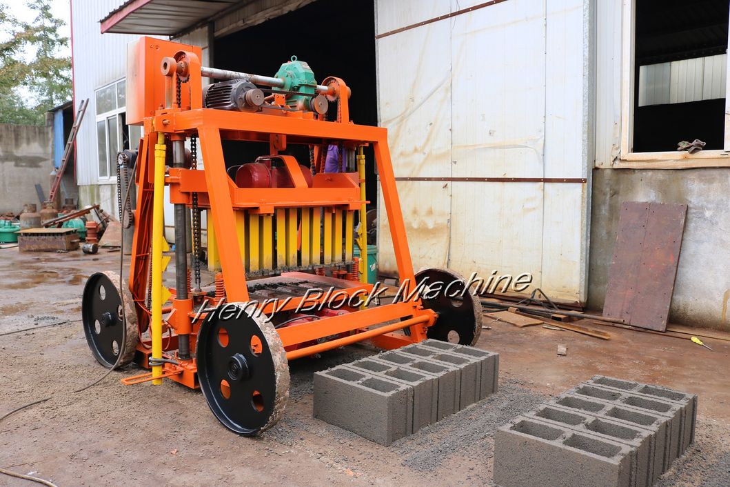 Qmy4-45 Lego Mobile Concrete Hollow Block Making Machine