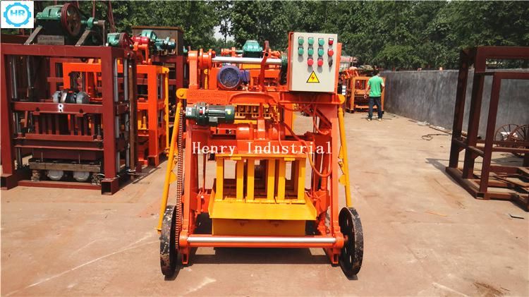 Qmy4-45 Lego Mobile Concrete Hollow Block Making Machine
