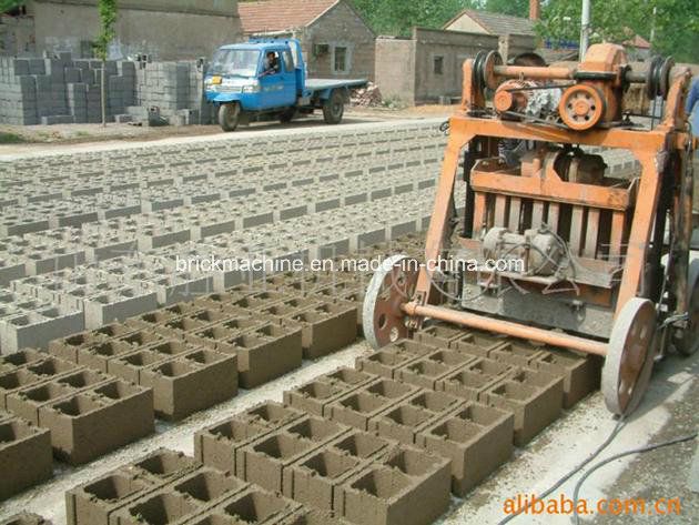 Qmy4-45 Lego Mobile Concrete Hollow Block Making Machine