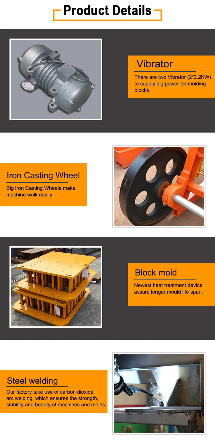 Qmy4-45 Paver Laying Machine Low Cost Bricks Making Machine