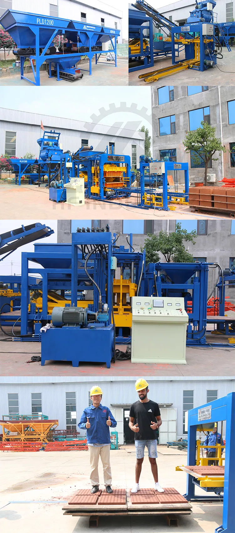 Qt10-15 Cement Hollow Block Machine Brick Making Machine