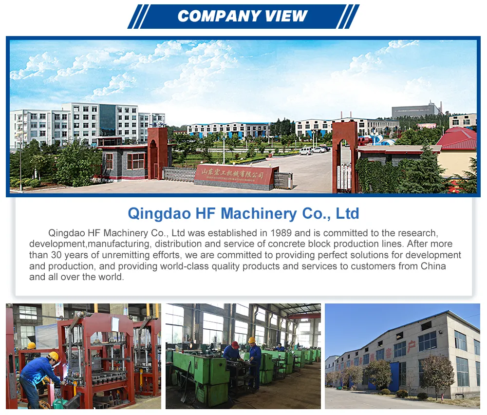 Qt10-15 Concrete Cement Paver Fully Automatic Hollow Brick Machine