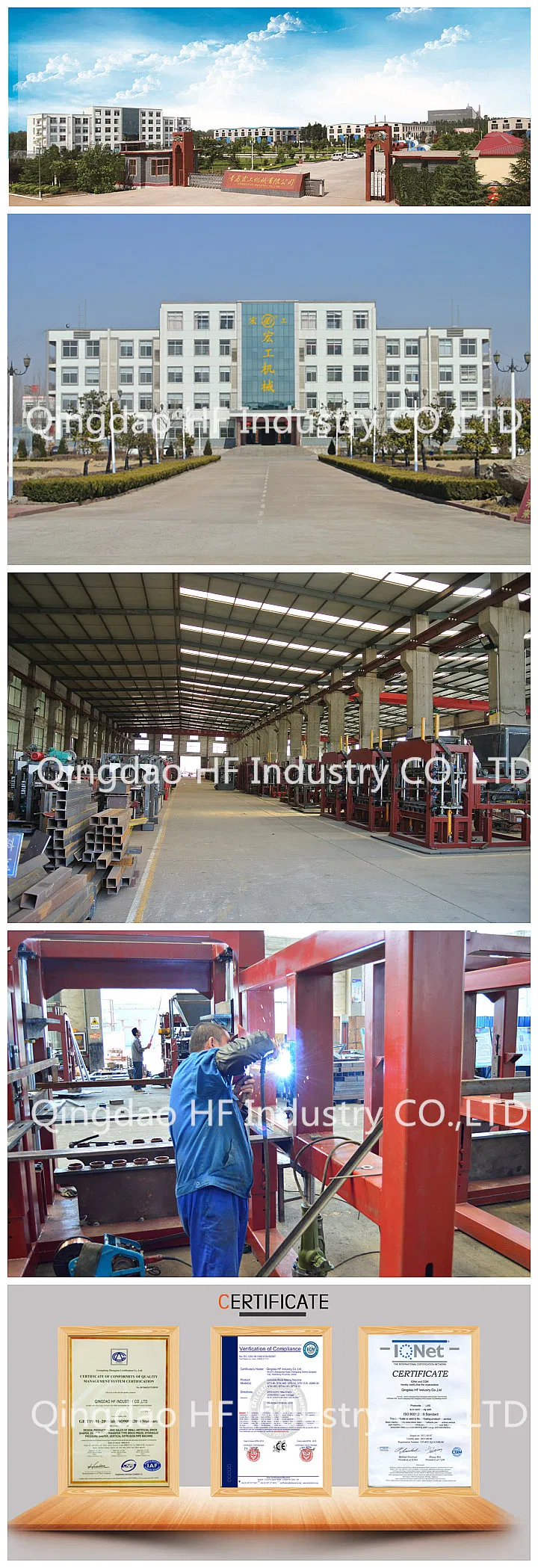 Qt4-15 Automatic Hydraform Precast Electric Concrete-Block Lego Brick Making Machine