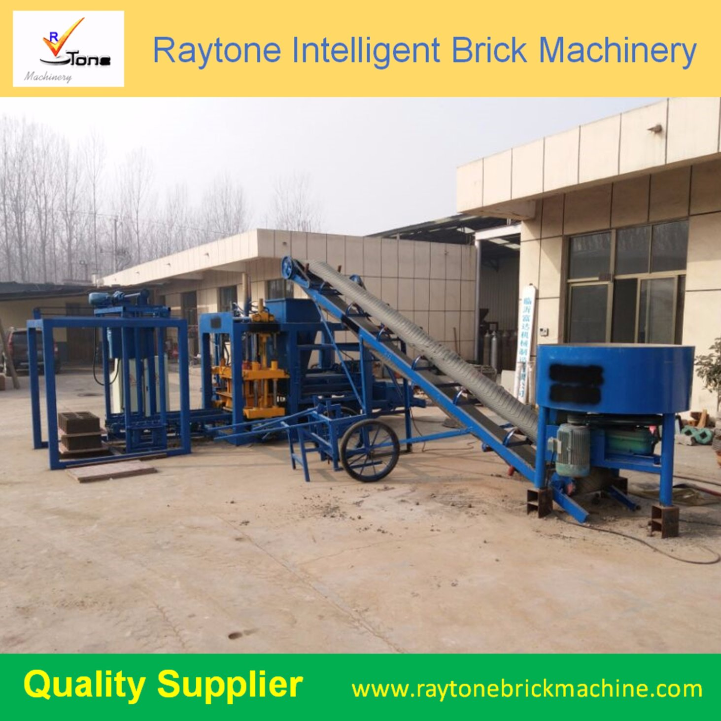 Qt4-18 Automatic Concrete Block Making Machine Cement Brick Machinery