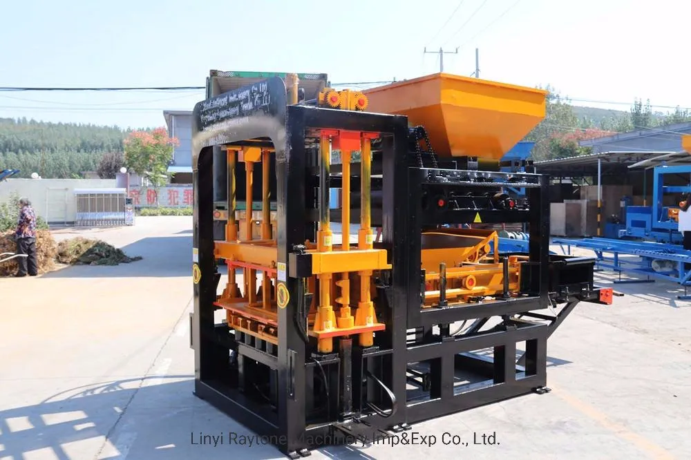 Qt4-18 Hydraulic Fully Automatic Block Making Machine Concrete Brick Machinery