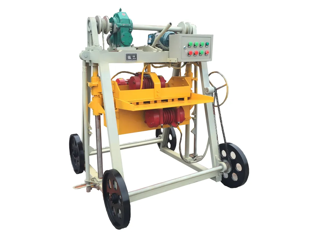 Qt40-3b Walking Hollow Solid Concrete Brick Machine