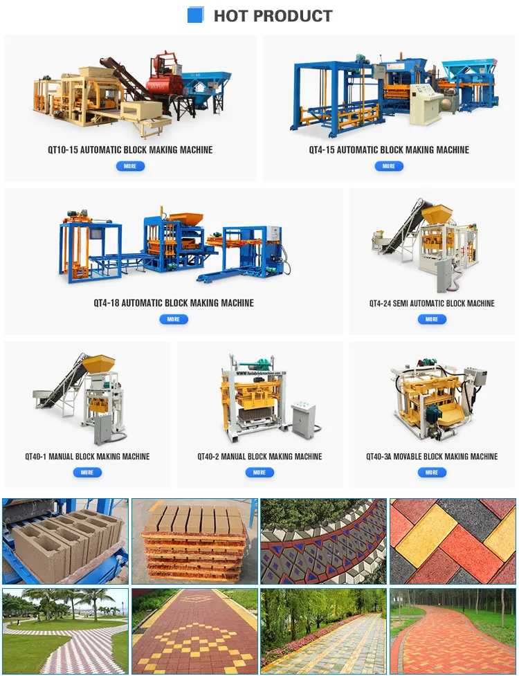 QT40c-1semi Automatic Adobe Block Machine Lowest Price
