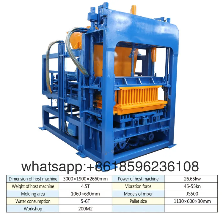 Qt5-15 Full Autoamtic Interlocking Block Making Machine