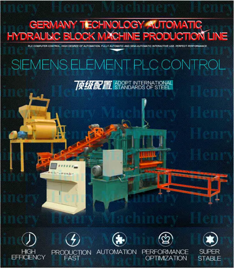 Qt5-20 Fully Automatic Block Machine Production Line Cheap Price