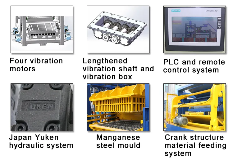 Qt6-15 Block Making Machine for Sale Cement Lego Bricks Hydraulic Linea Factory