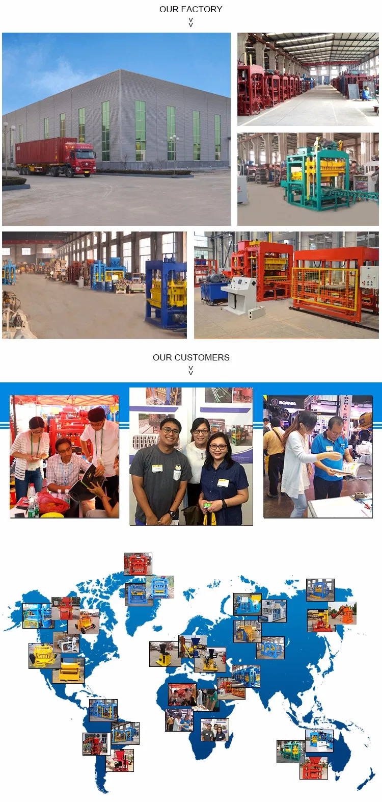 Qt6-15 Concrete Cement Hollow Block Making Machine in Jamaica