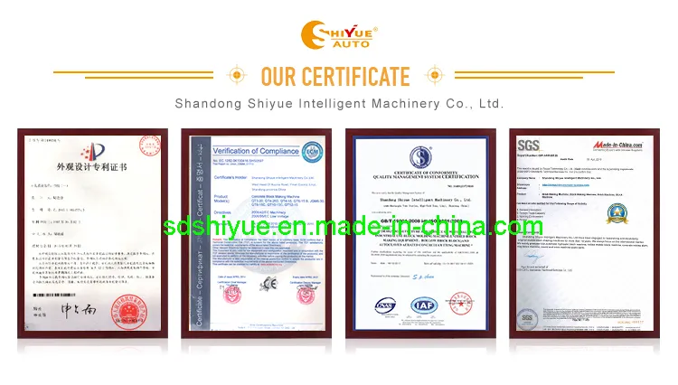 Qt6-15 Fully Automatic Hydraulic Concrete Hollow/Paving/Solid/Curbstone/Paver/Porous Block/Brick Making Machine