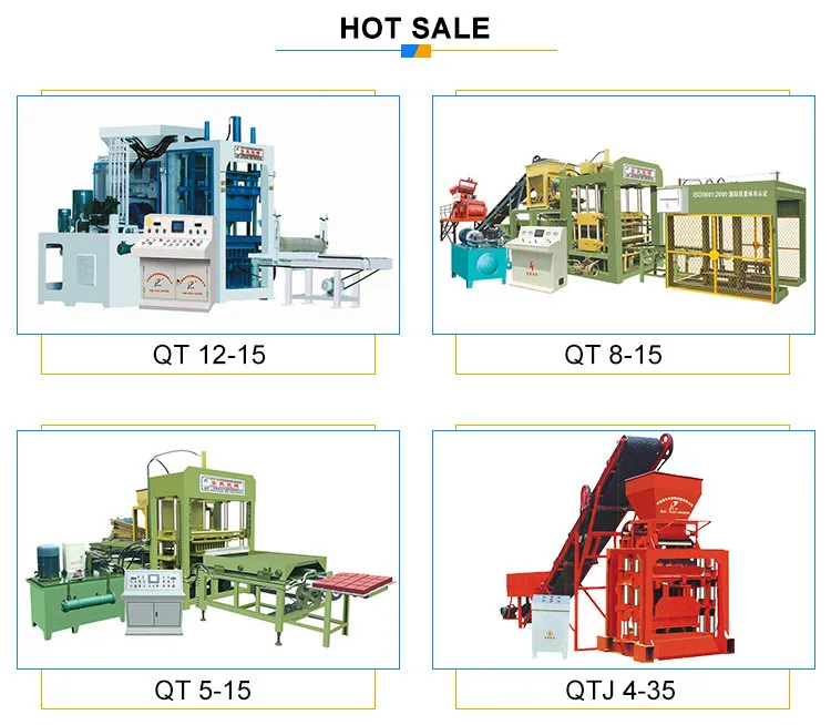 Qt8-15 Automatic Paver Block Machine for Road Pavement