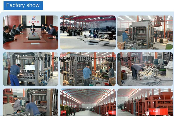 Qt8-15 Automatic Paver Block Machine for Road Pavement