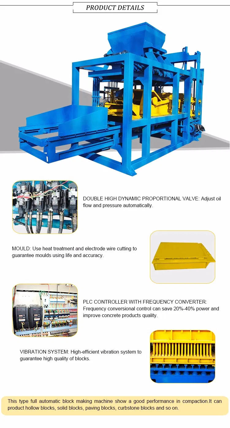 Qt8-15 Fly Ash Brick Machinery Hollow Brick Molding Machine Price