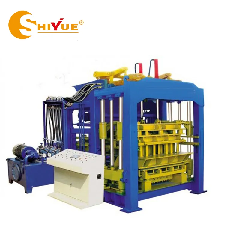 Qt8-15 Fly Ash Brick Machinery Hollow Brick Molding Machine Price