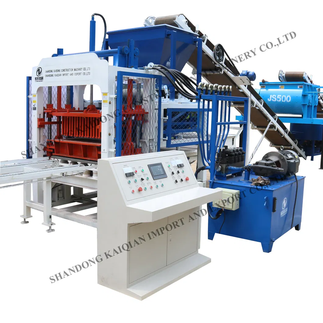 Qty 4-15 Automatic and Hydraulic Concrete Block Machine/Cement Brick Machine/Hollow Brick Machine/Interlock Block Machine