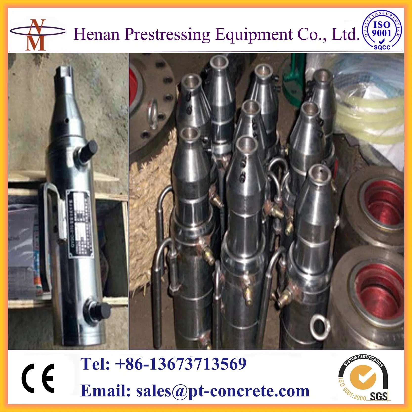 Qyc270 Hydraulic Pretensioning Monostrand Jack
