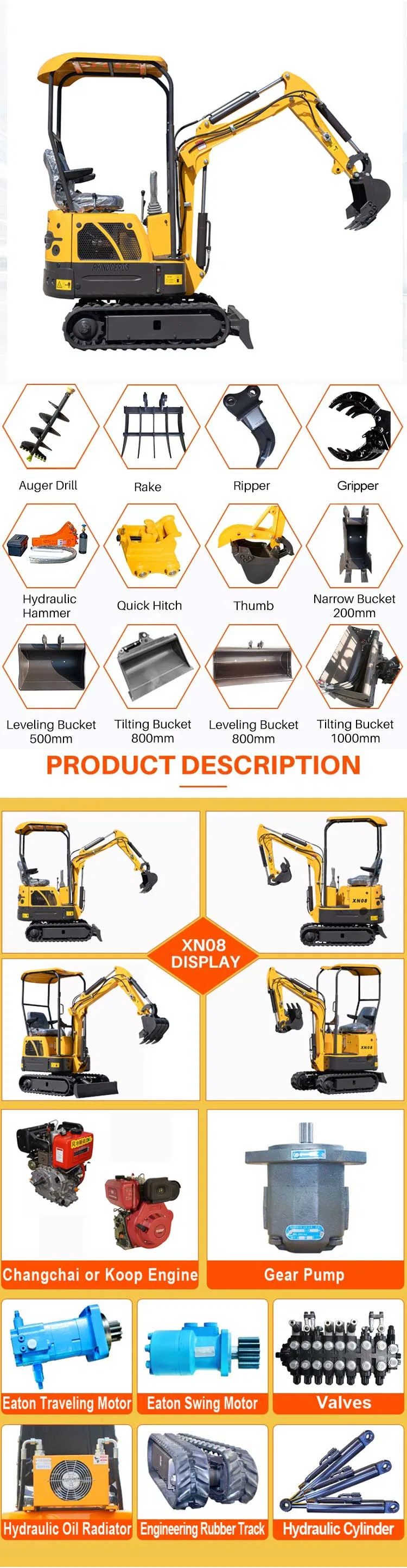 Rhinoceros 1.5 Digger CE EPA Euro 5 Emission