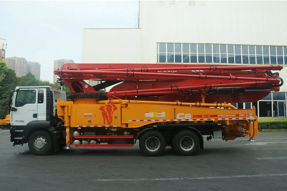 Sany 56m Truck Mounted Concrete Pump Putzmeister Stationary Concrete Pump