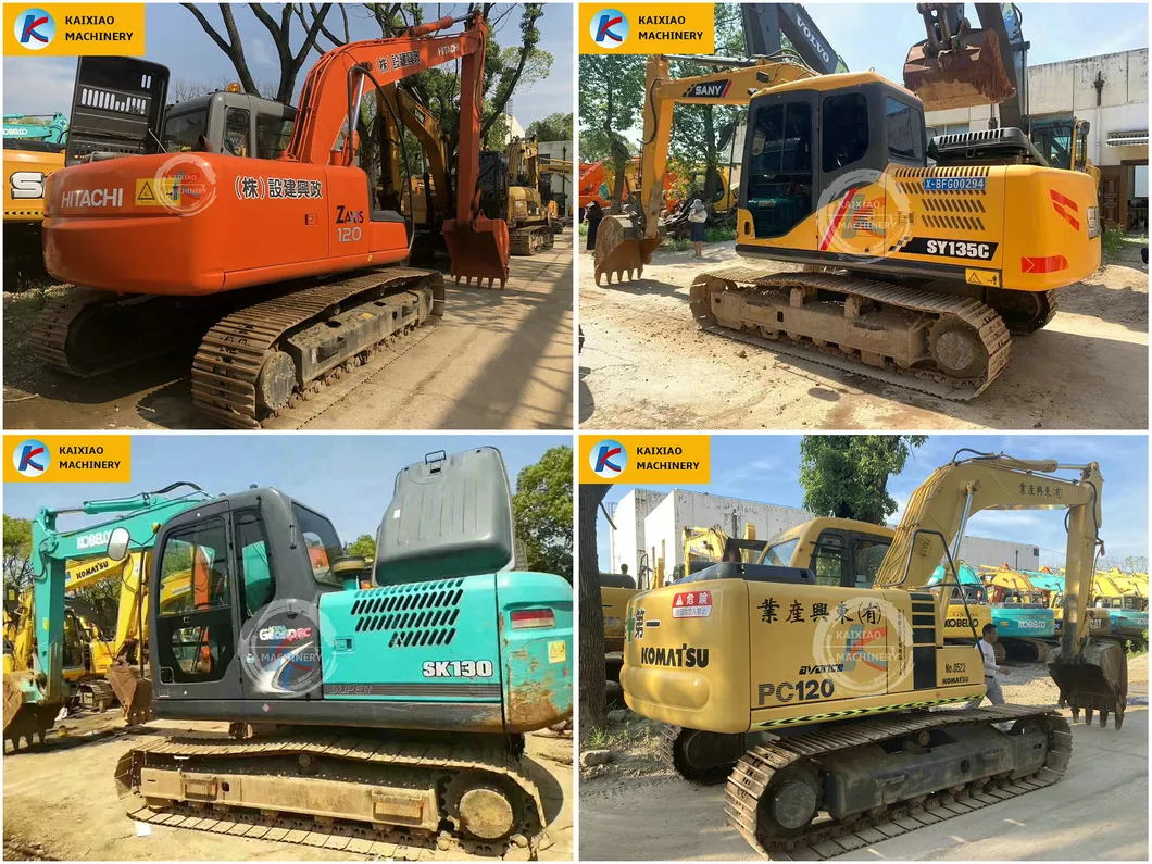 Second-Hand Used Komatsu PC128 138 Used Komatsu 12ton 13ton Excavator with CE