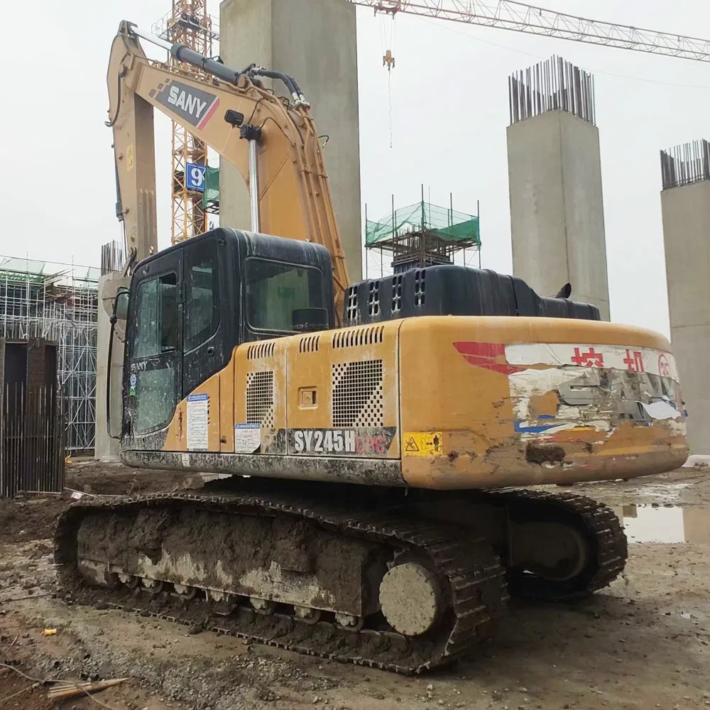 Second Hand Used Sany Sy205 Medium-Sized 99% New Hydraulic Crawler Excavator for Earth Moving Machinery