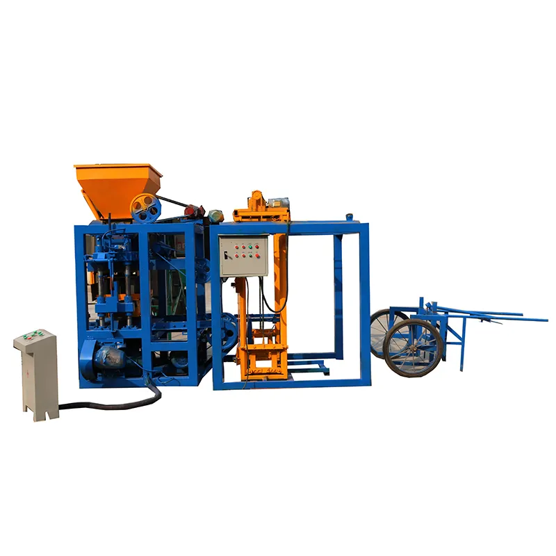 Semi Automatic Paver Clay Soil Manual Brick Making Machine Price