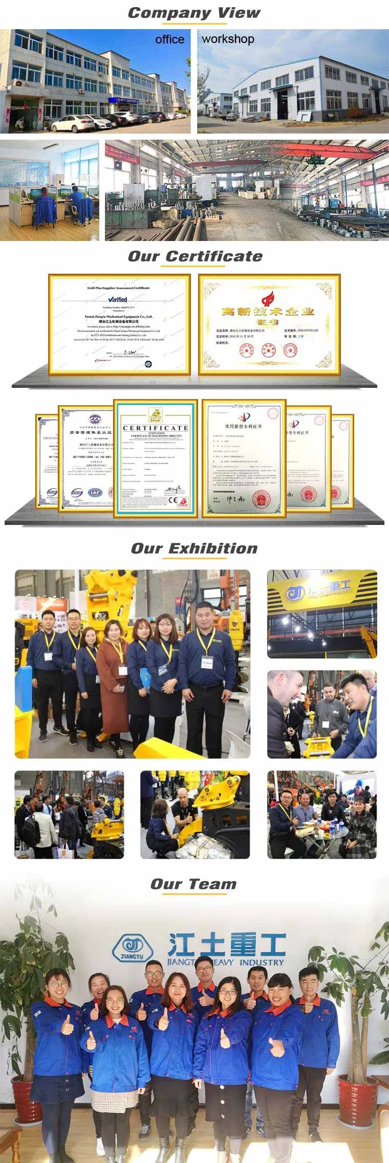 Small Crawler Digger Hydraulic Mini Excavator