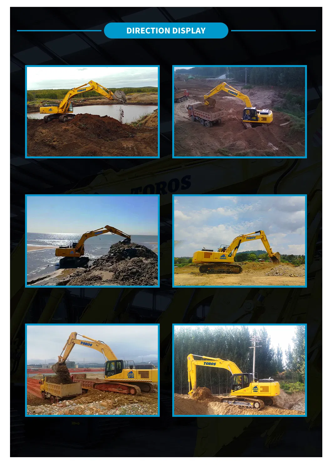 Small Hydraulic 6 Tons Bucket Crawler Mini Excavators