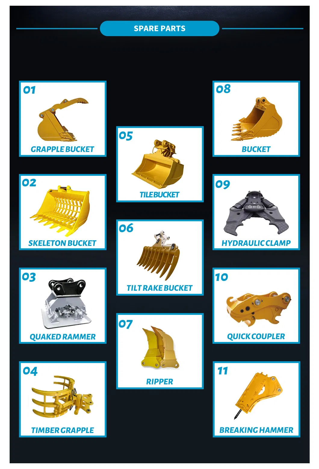 Small Hydraulic 6 Tons Bucket Crawler Mini Excavators