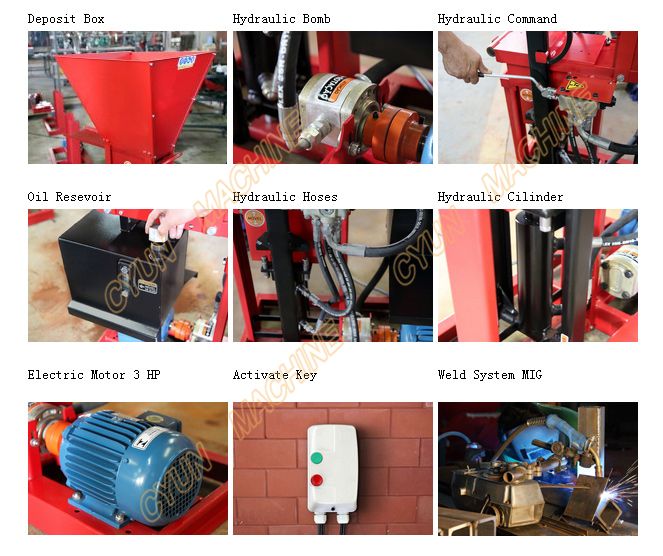 Small Profitable Machine 2-25 Small Adobe Clay Brick Making Machine