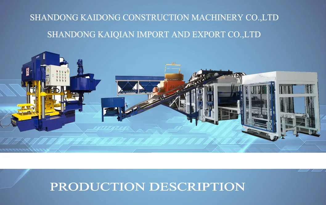Solid Hollow/Paving Stone/Concrete Cement/Brick Machine/Block Making Machine Manufacturer Automatic Brick Making Machine