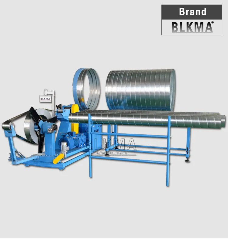 Spiro Duct Manufacture Auto Line, Sprial HVAC Air Round Ductproduction Line