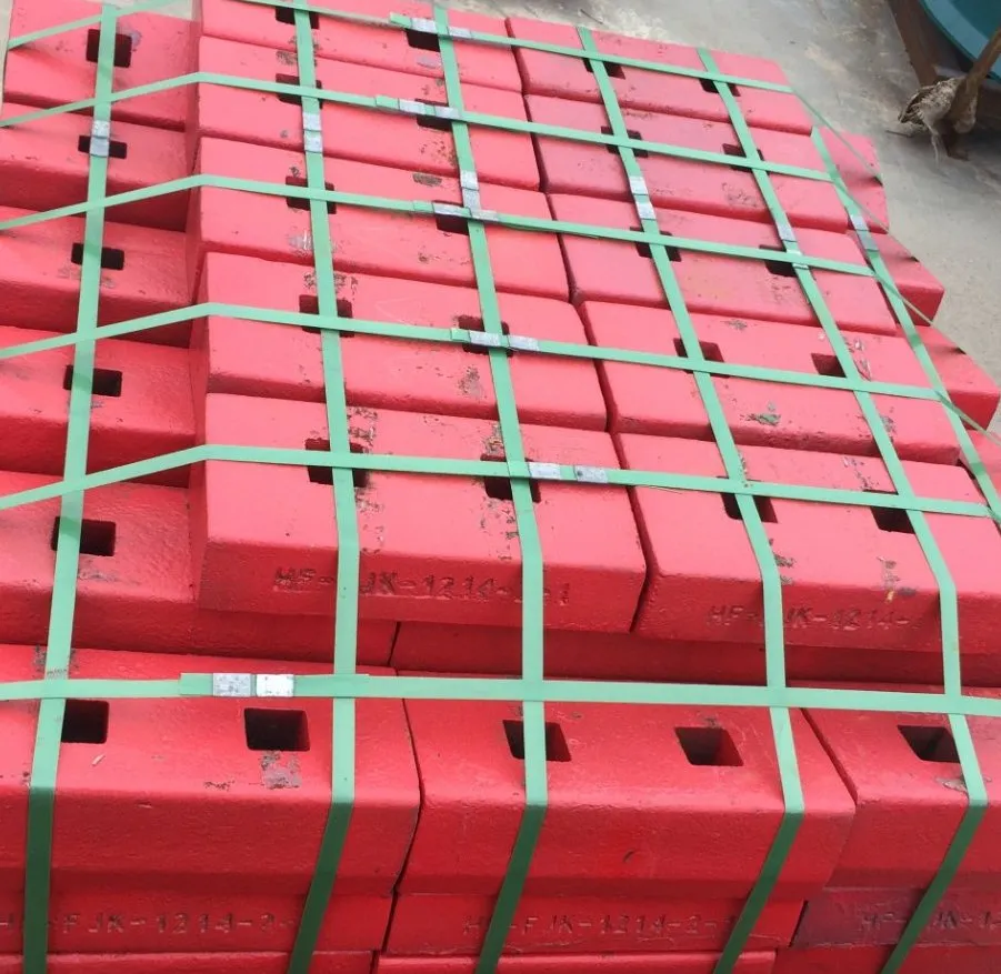 Square Steel Impact Liner Blow Bar for Impact Crusher Parts for Sale