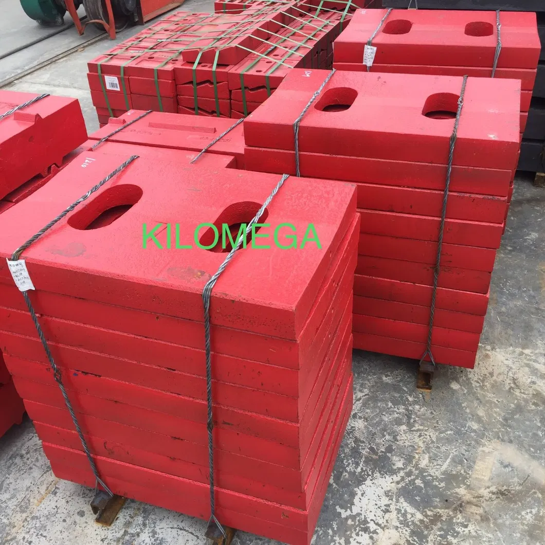 Square Steel Impact Liner Blow Bar for Impact Crusher Parts for Sale