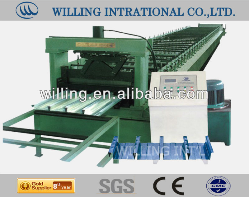Steel Floor Deck Roll Forming Machine Profiling Machinery