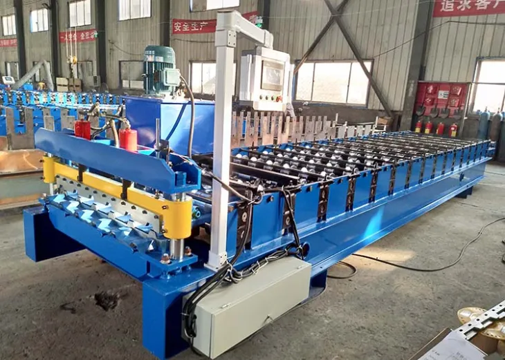 Step Tile Roll Forming Machine Cold Trapezoidal Steel