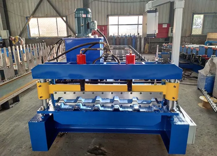 Step Tile Roll Forming Machine Cold Trapezoidal Steel