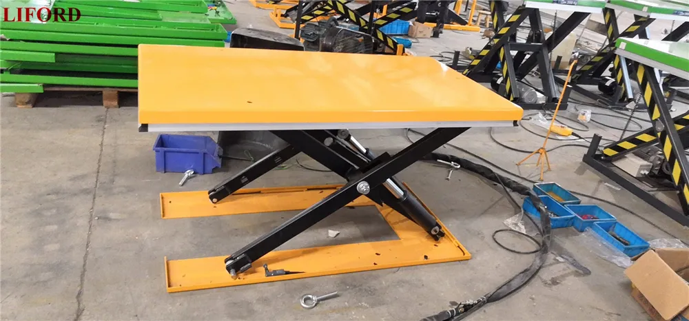 Super Low Profile Stationary Electric Lift Table Hy1003 Series
