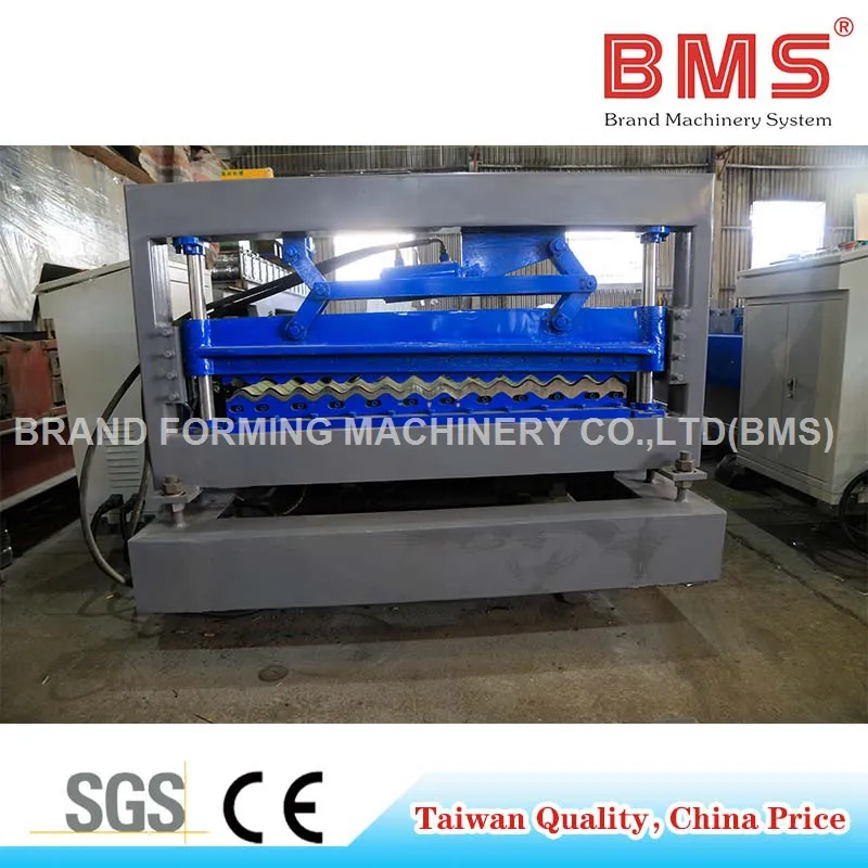 Taiwan Quality PPGI Corrugated Roof Sheet Roll Forming Machine