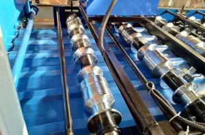 Tile Metal Roof Roll Forming Steel Trapezoidal Roofing Machine