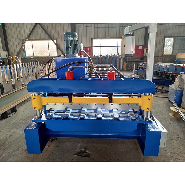 Tile Metal Roof Roll Forming Steel Trapezoidal Roofing Machine